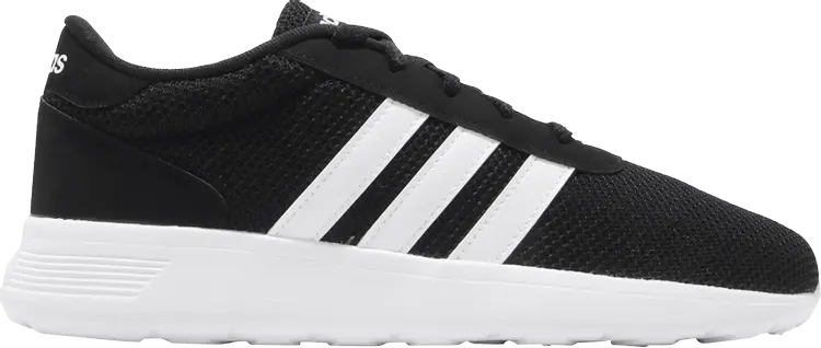 

Кроссовки Adidas Lite Racer 'Black White', черный