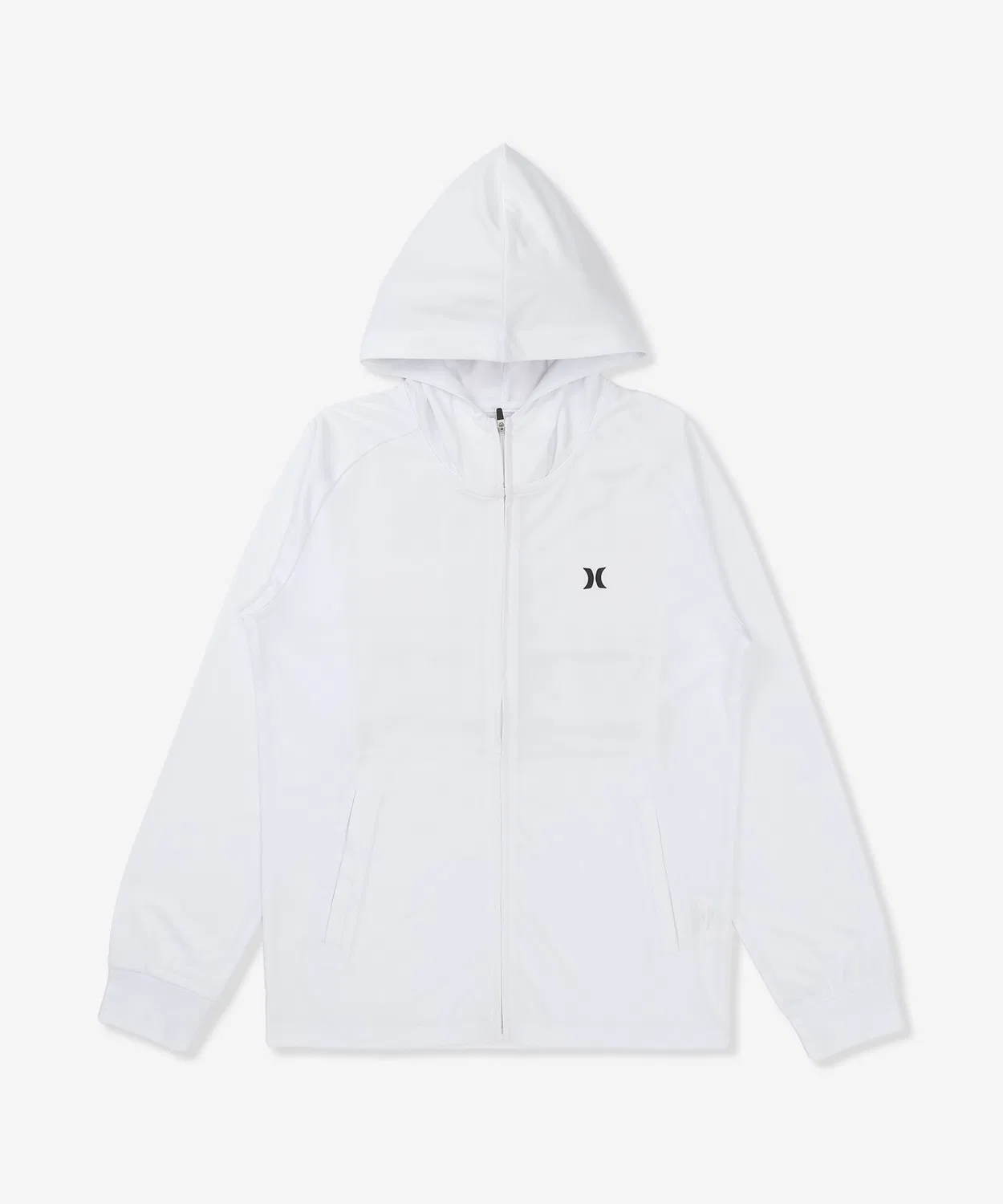 Детский рашгард-худи с длинным рукавомHurley BORN FROM WATER FULL ZIP HOODIE, Белый