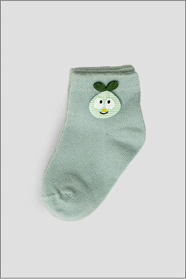 Детские носки для девочек хлопковые набор 6 пар Pear Accessories Defne Baby, Mixed — фото 3
