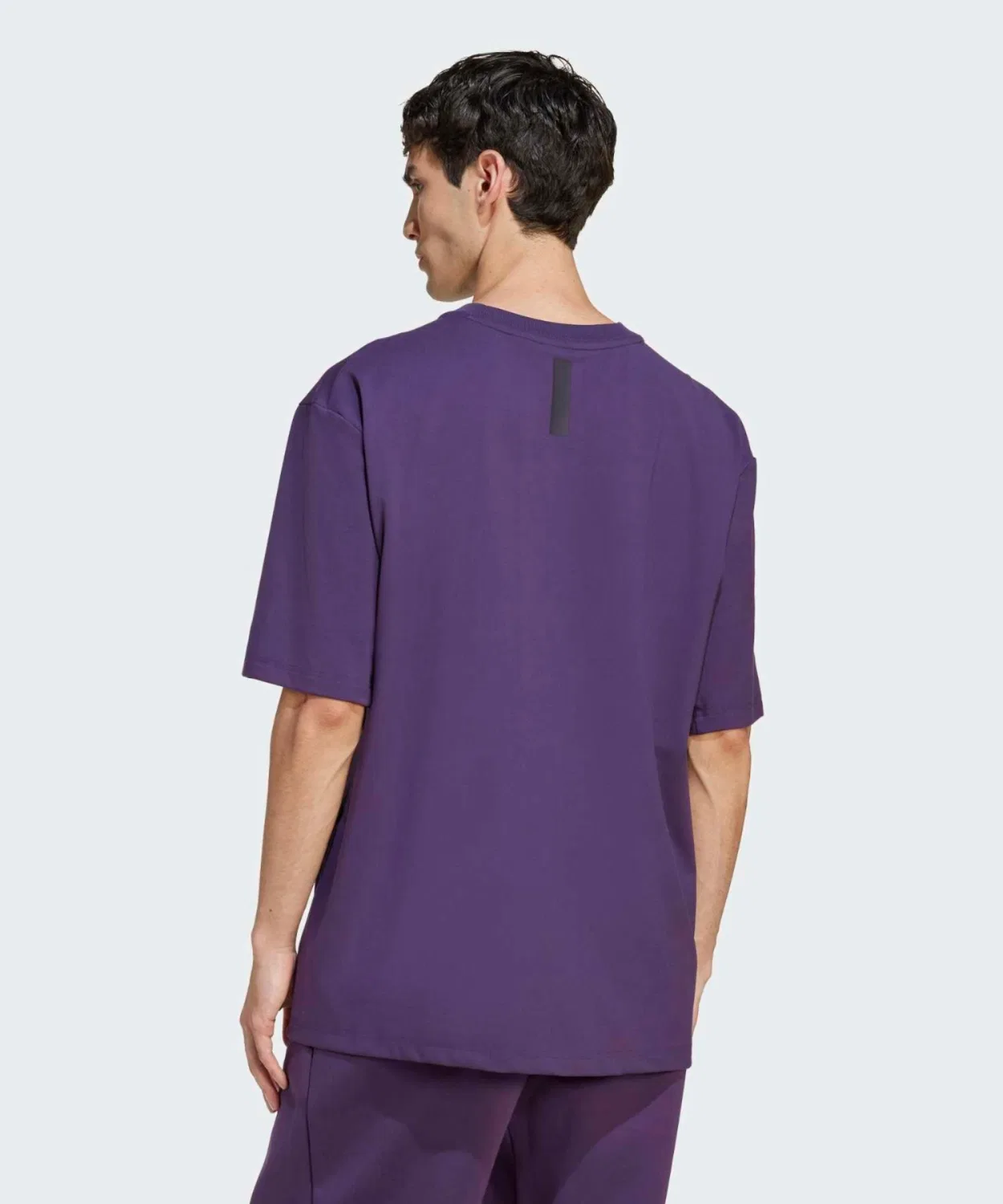 Мужская футболка с коротким рукавом из полиэстера, модель Z.N.E. Adidas, Violet — фото 2