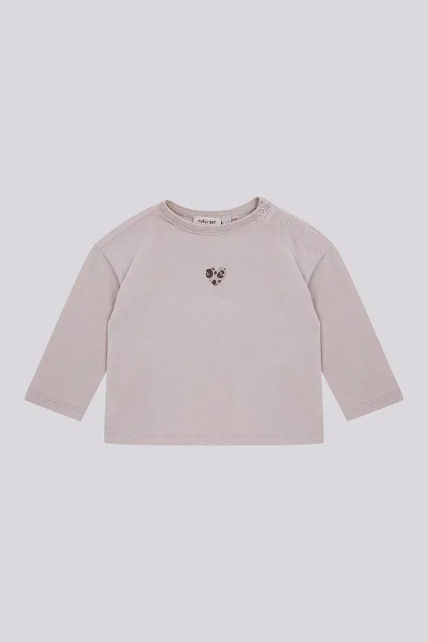 Детская футболка для девочек с длинным рукавом Gb Baby Basic, Ecru