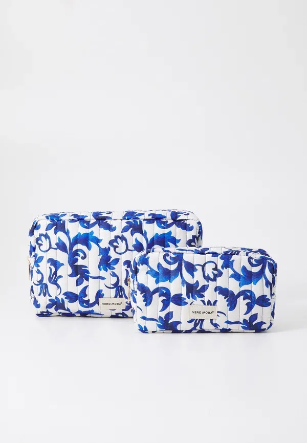 Набор для хранения, цветочный принт, Vmjoy set - wash bag, Vero Moda, Birch, цвет birch