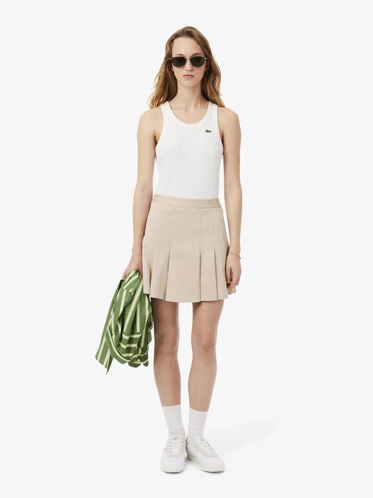 Юбка мини LACOSTE Beige