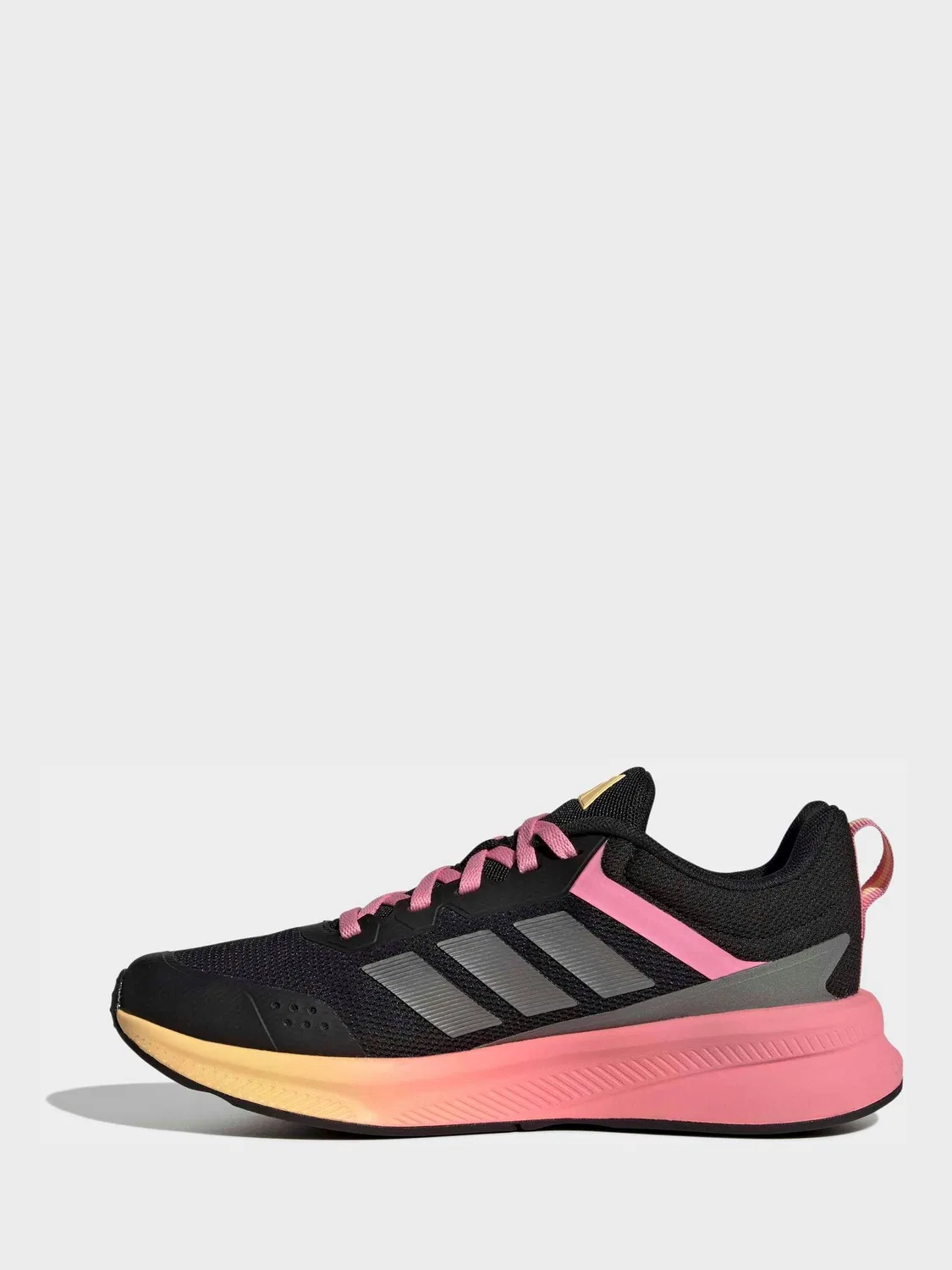 Кроссовки Fortarun 4.0 adidas, черный/розовый — фото 2