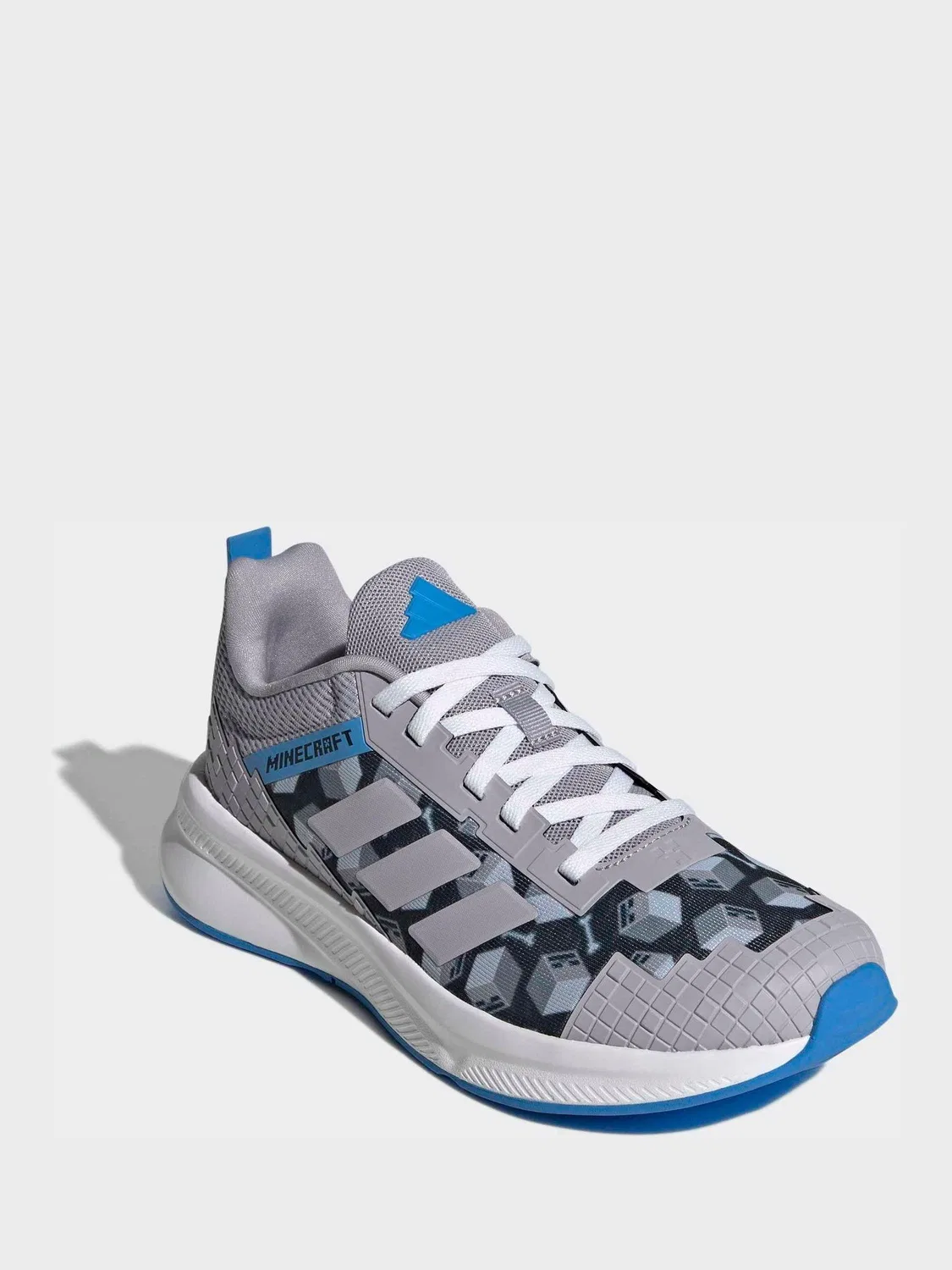Кроссовки Minecraft Fortarun 4.0 adidas, серый — фото 4