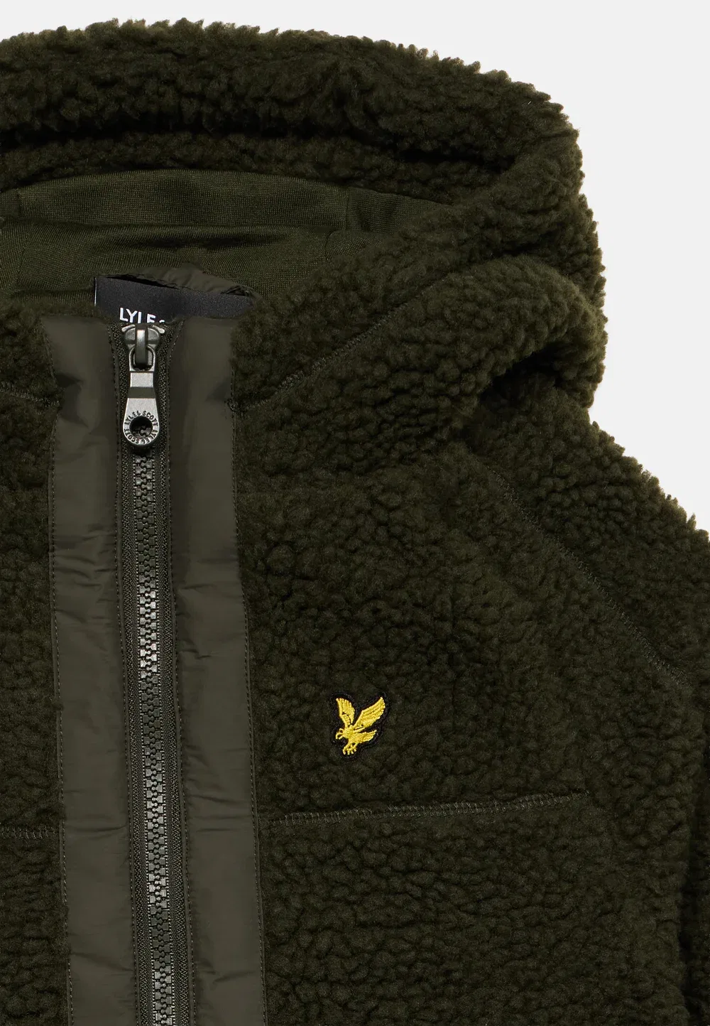 Куртка с капюшоном унисекс - флисовая куртка Lyle & Scott, Deep Depths — фото 3