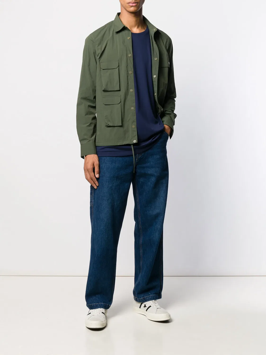 Polo Ralph Lauren Футболка с вышитым логотипом, синяя — фото 2