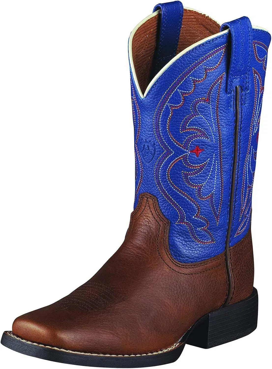 Детские сапоги для верховой езды Quickdraw Western Boot Ariat, Brown Oiled Rowdy/Royal