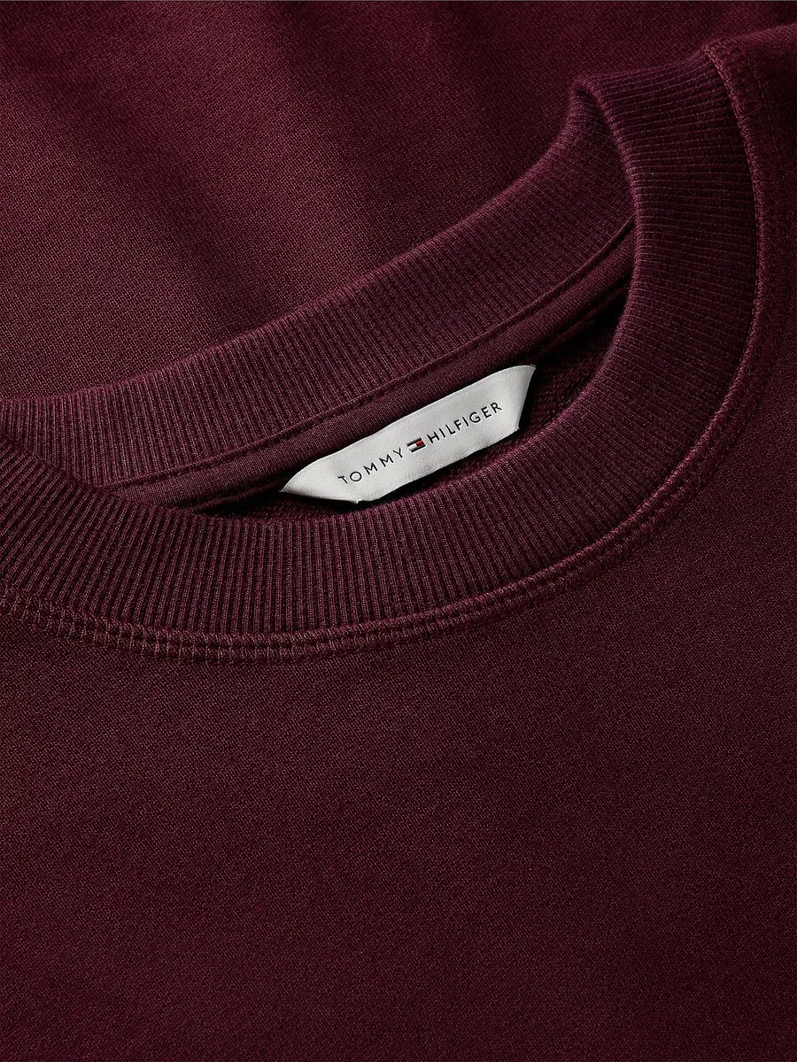 Толстовка TOMMY HILFIGER бордового цвета — фото 3