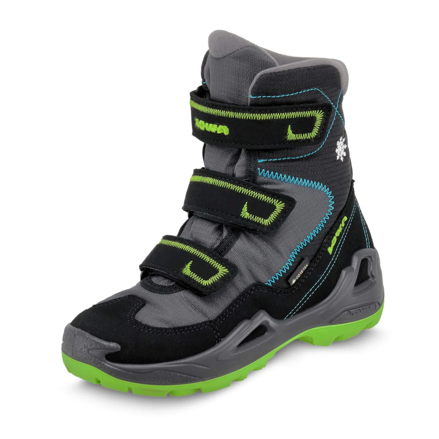 Детские зимние ботинки для мальчиков Milo Gtx Hi LOWA, Grey