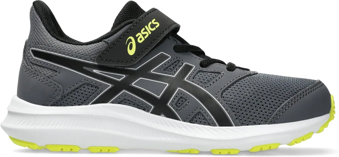 Детские кроссовки для мальчиков с дышащей сеткой Jolt 4 Ps ASICS, Carrier Grey Black