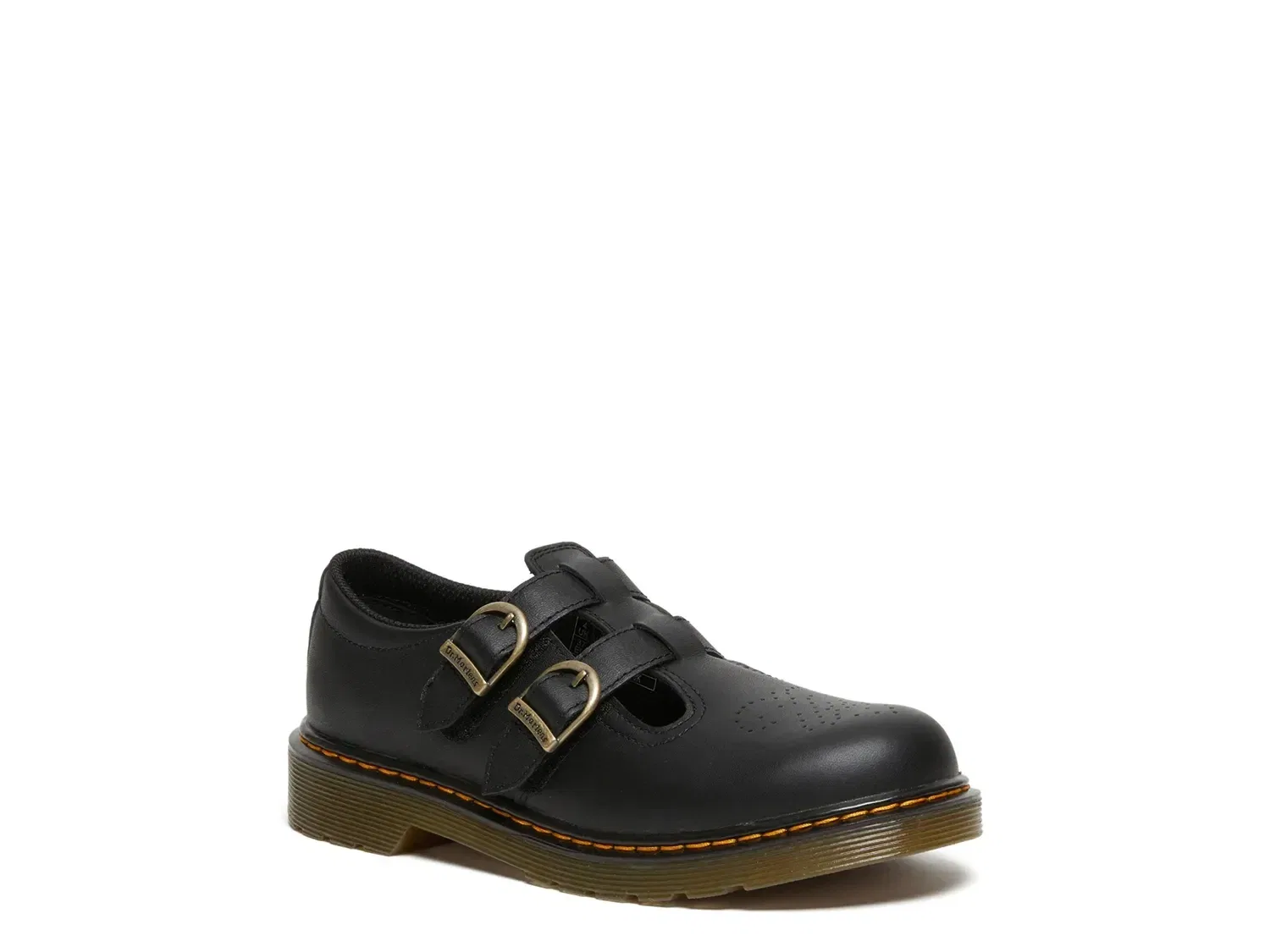 Туфли Мэри Джейн 8065 T Bar на двух ремешках, Dr. Martens, черный