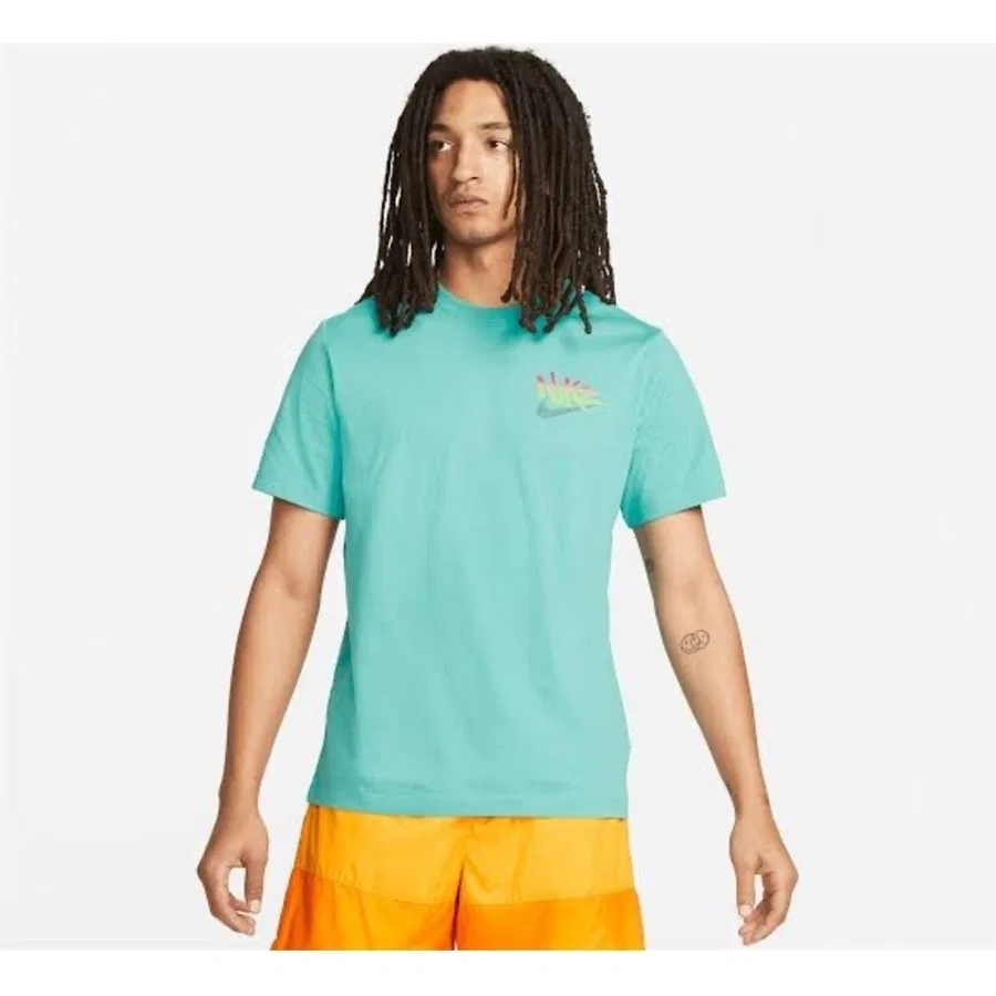 Футболка с коротким рукавом и принтом Turtles Graphic Nike, Зеленый