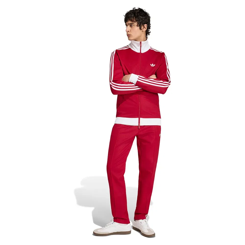 Мужской свитшот с молнией Franz Beckenbauer Classic Adidas Originals, Red — фото 4