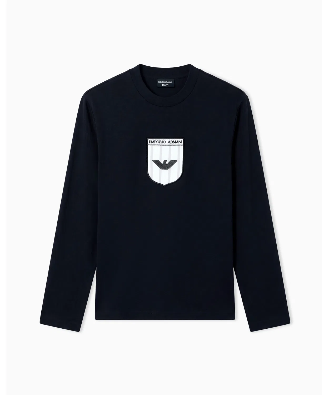 Мужское/Женское футболка с длинным рукавомIcon EMPORIO ARMANI, Navy