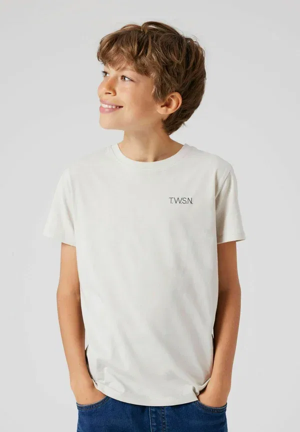 Комплект из 2 футболок хлопок Logo Basic T-shirt Two Soon, Asphalt, асфальтовый