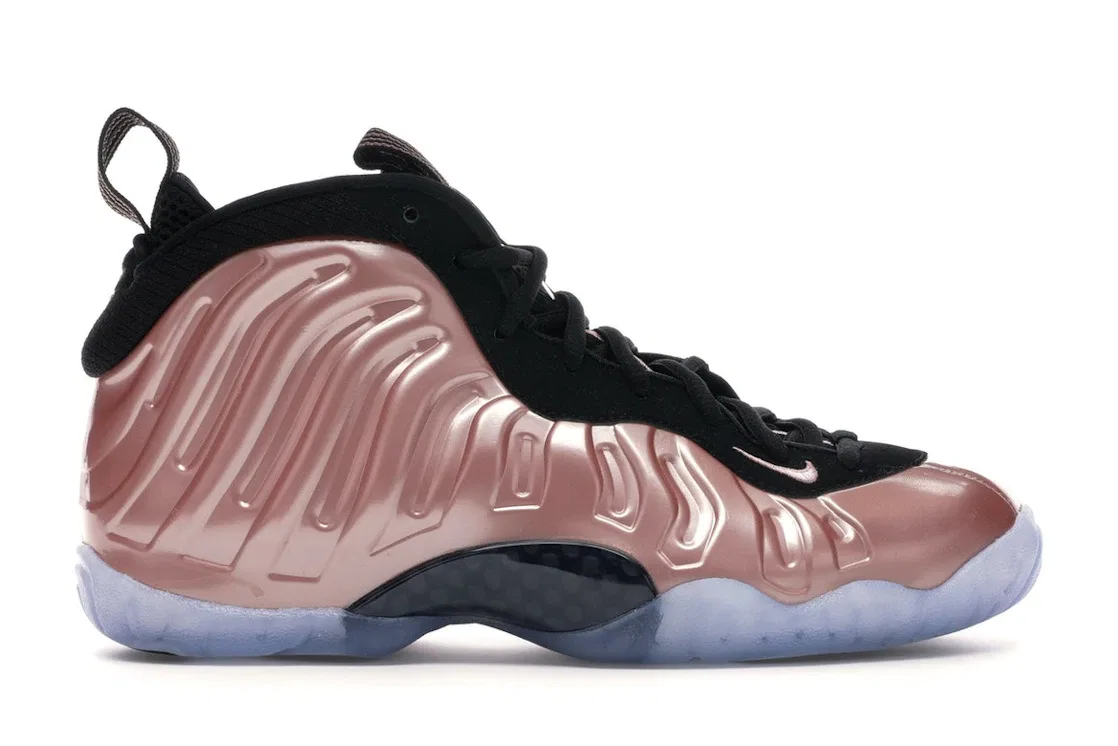 Детские кроссовки для мальчиков и девочек с контрастной отделкой Nike Air Foamposite One Nike, Rust Pink/White-Black