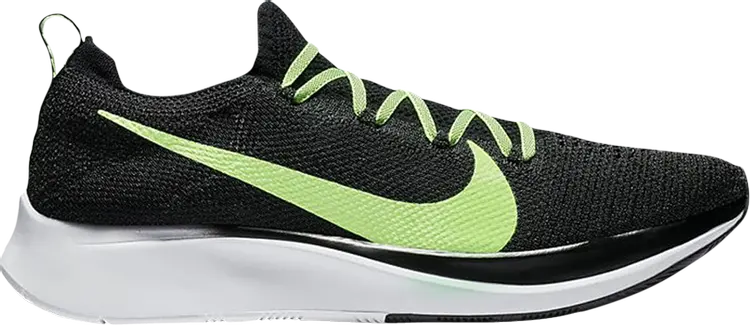 

Кроссовки Nike Zoom Fly Flyknit 'Black Lime Blast', черный