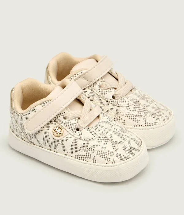 Детские туфли для первых шагов из искусственной кожи Baby Scotty Michael Kors Kids, Écru — фото 2