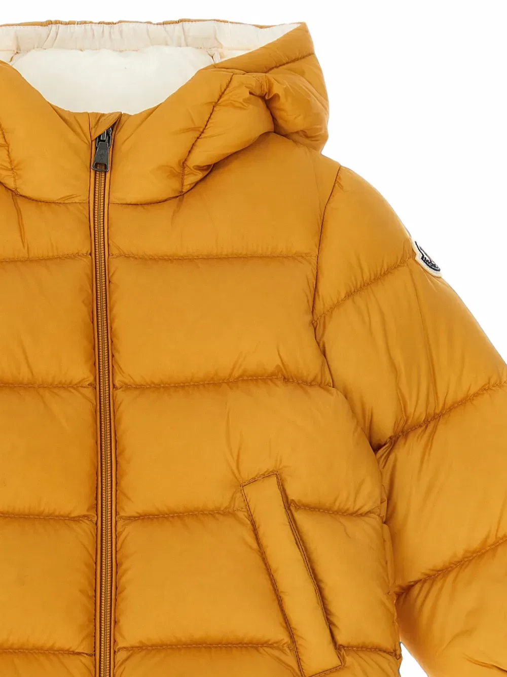 Куртка утепленная Moncler Enfant, желтый — фото 3