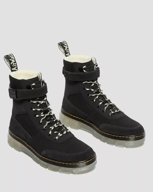 Ботинки мужские Dr. Martens Combs Tech Iced Casual с ремешком на щиколотке, черный — фото 4