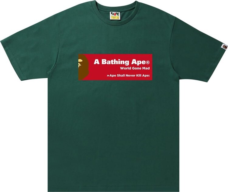 

Футболка BAPE Archive Graphic Tee #7 'Green', зеленый