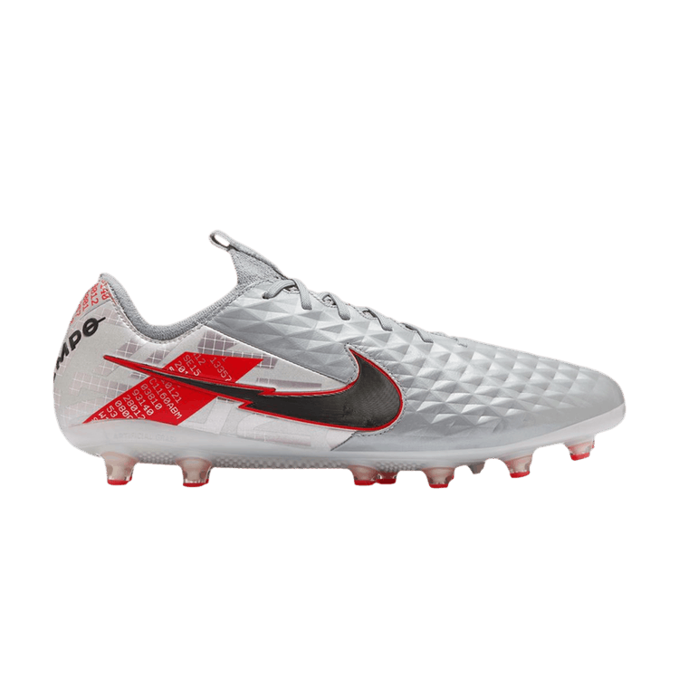 

Кроссовки Tiempo Legend 8 Elite AG Pro 'Metallic Grey Crimson', серый