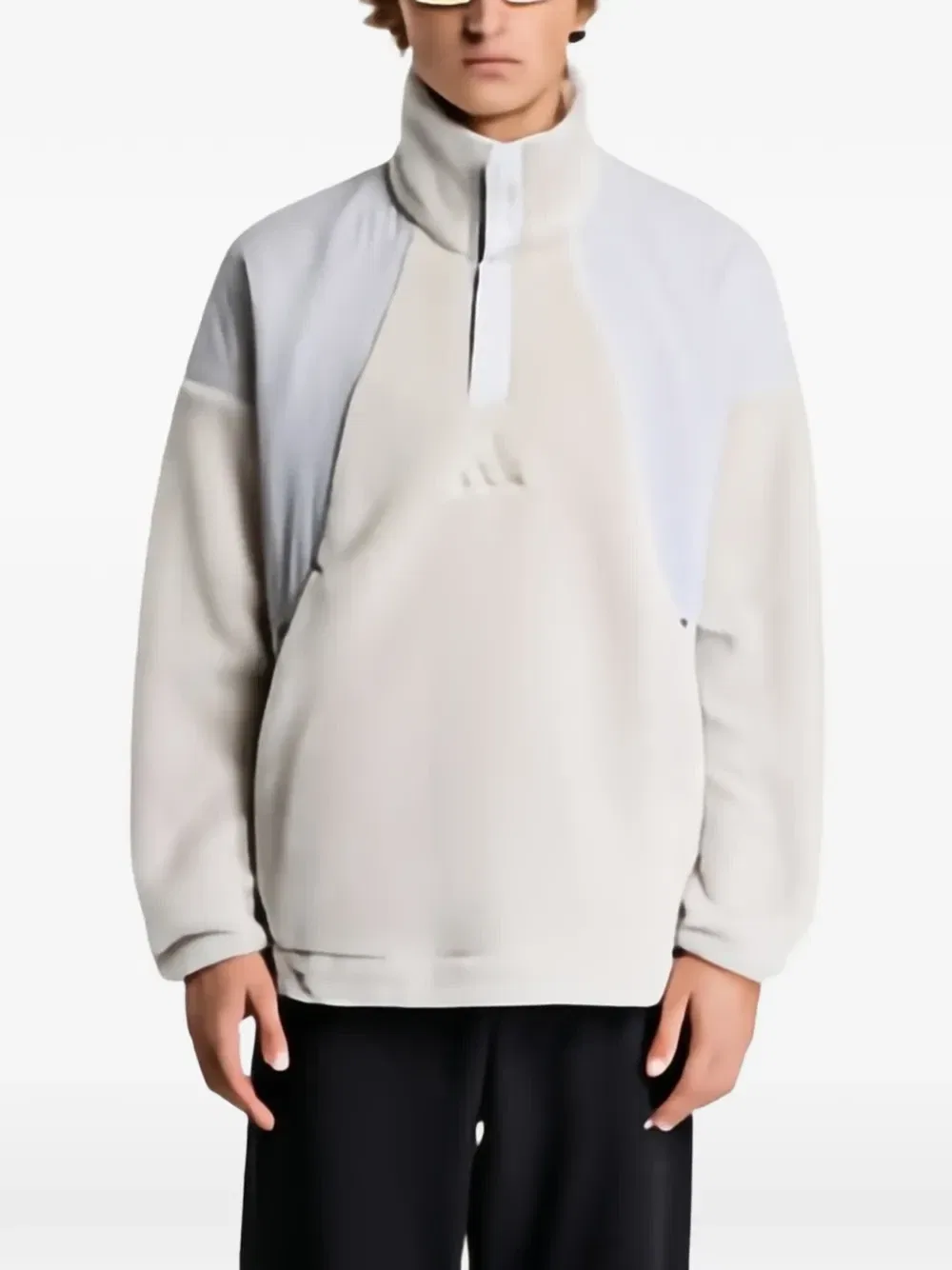 Свитер Terrex Xploric Climawarm из длинноворсового флиса Adidas, бежевый — фото 3