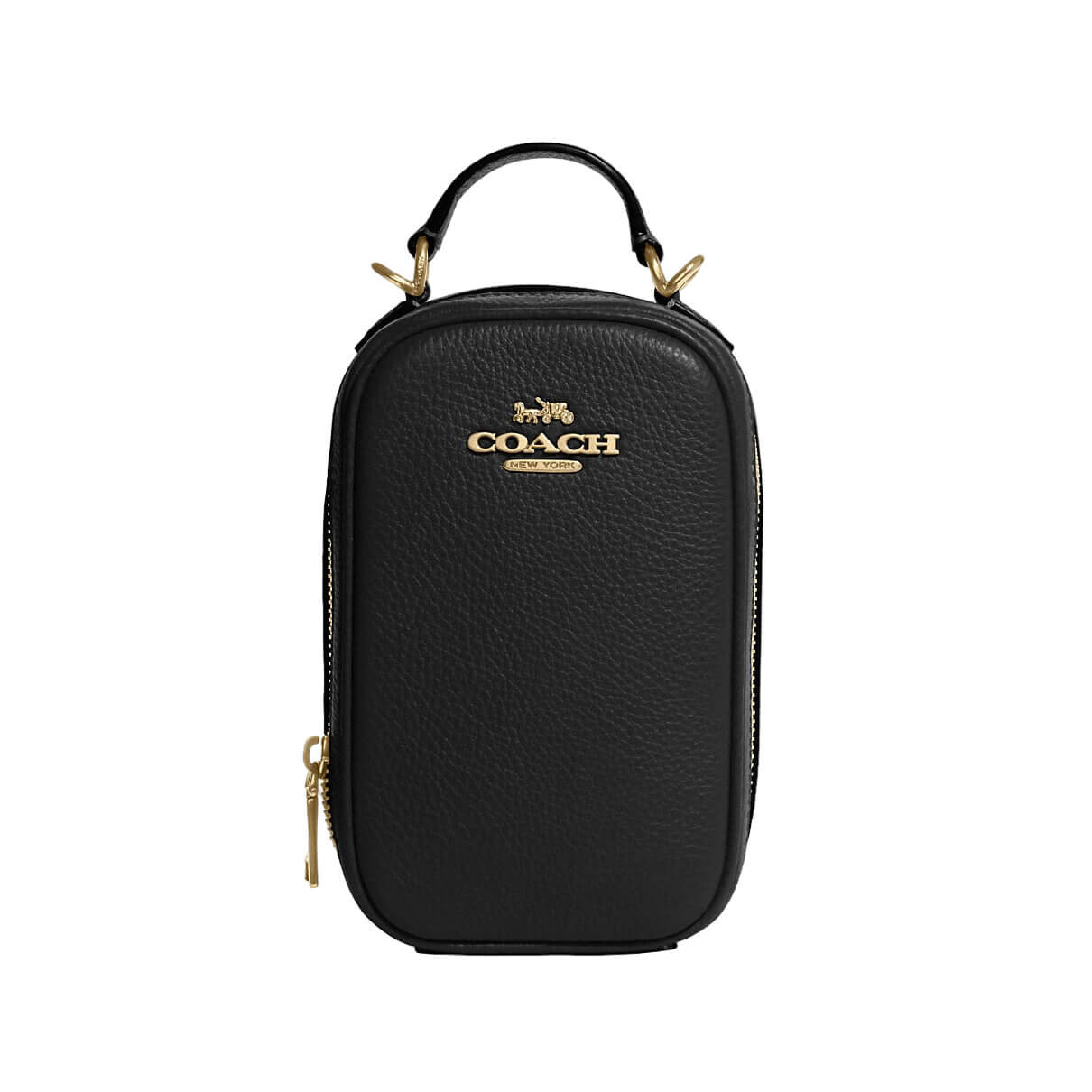 

Сумка-кроссбоди Coach Outlet Eva Phone, золотой/черный