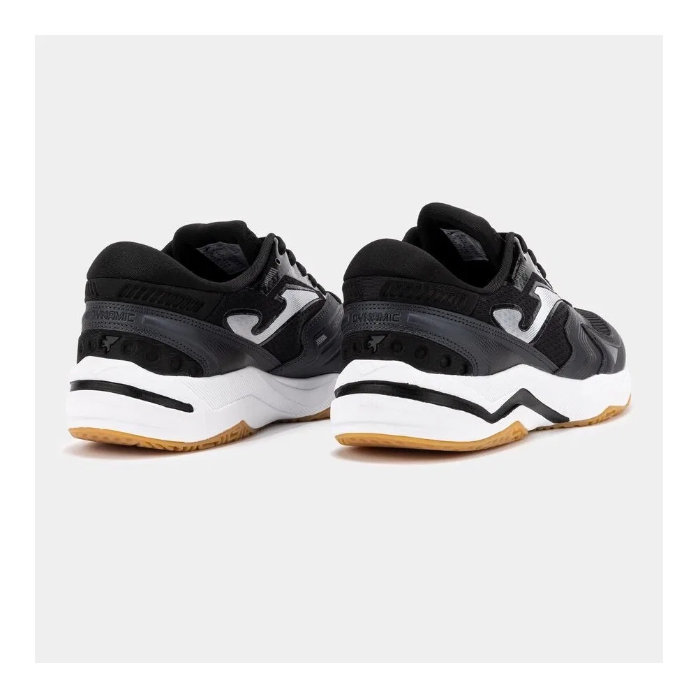 Детские кроссовки для зала с каучуковой подошвой Dynamic Joma, Black White — фото 3