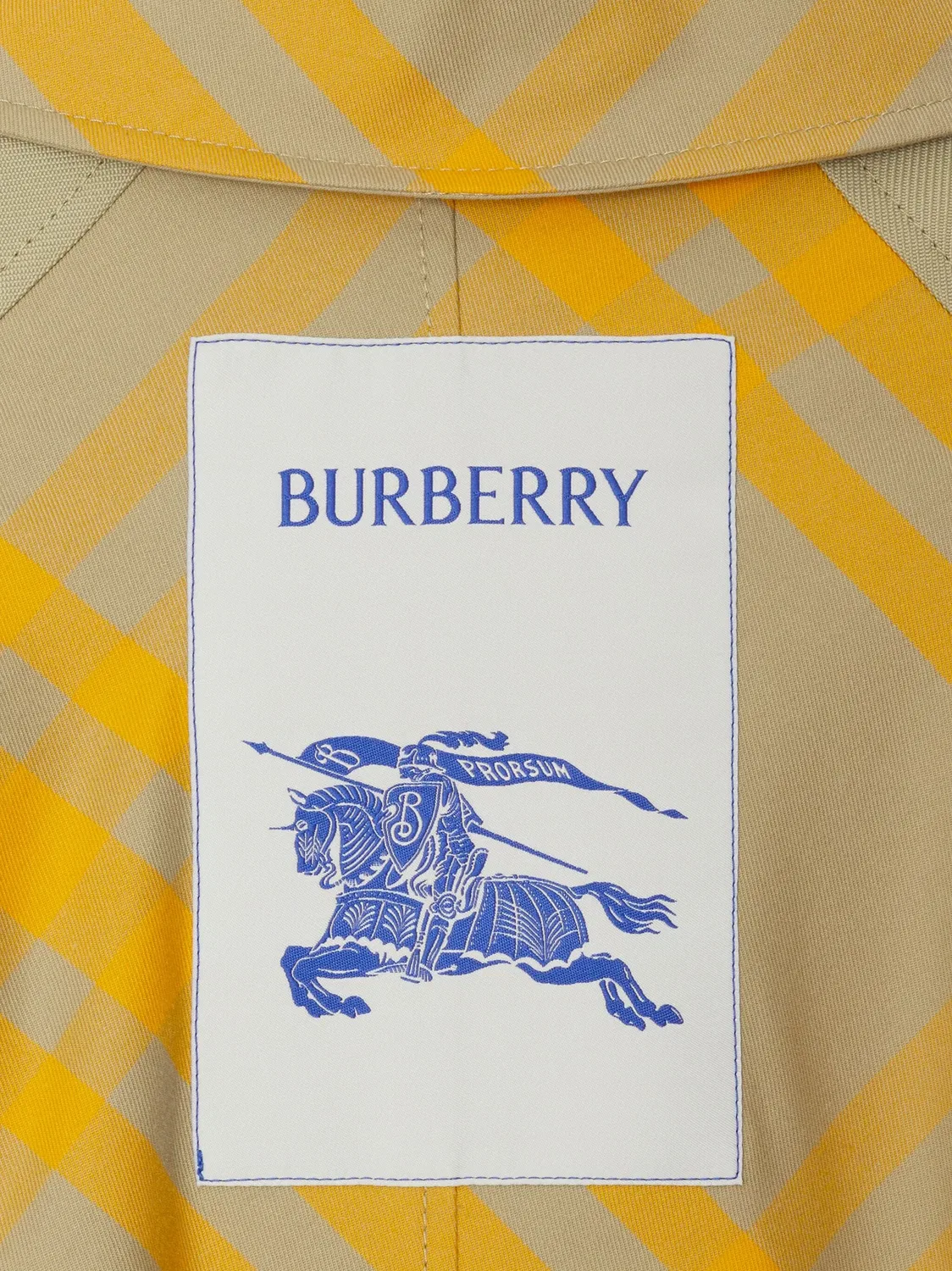 Тренч Burberry EKD в клетку, нейтральные — фото 3