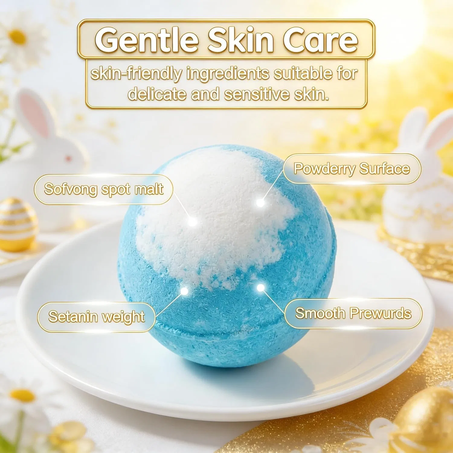 Generic Детские бомбочки для ванны с сюрпризом внутри, 24 шт, Blau — фото 2
