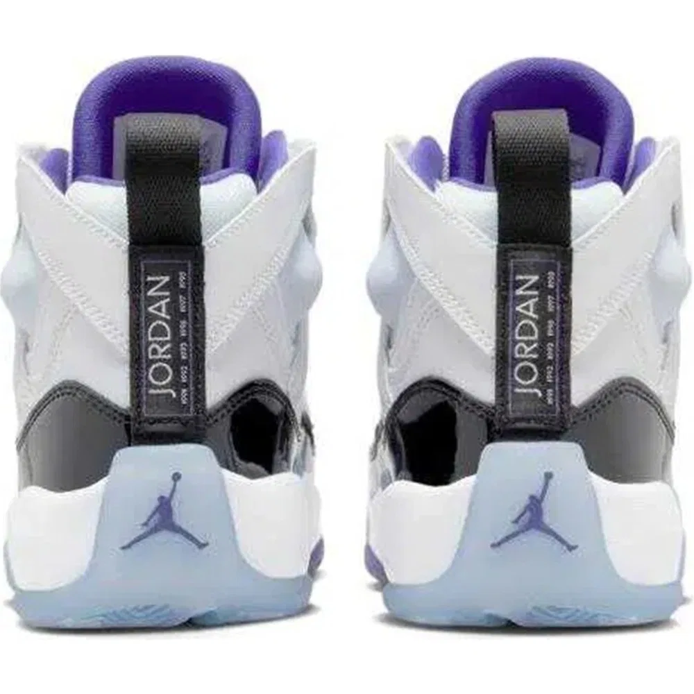 Детские баскетбольные кроссовки из натуральной кожи Jordan Jumpman Two Trey Nike — фото 4