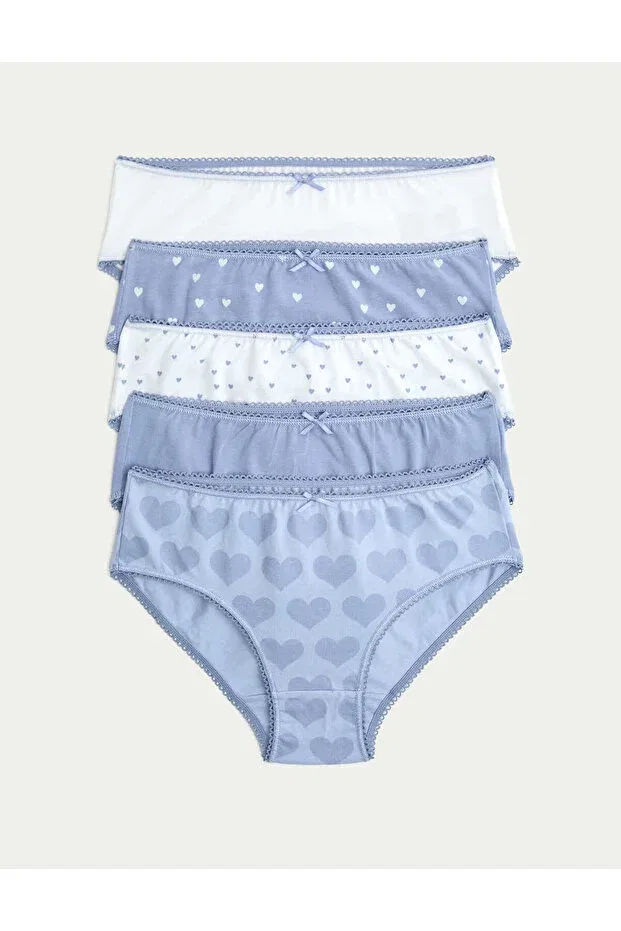Детский набор трусов для девочек хлопковый Marks & Spencer, Purple