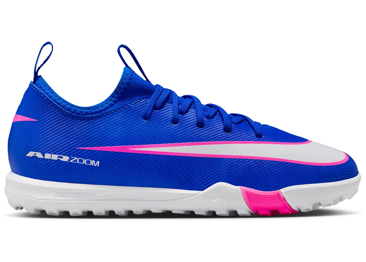 Детские кроссовки для мальчиков с принтом Nike Mercurial Vapor 16 Academy TF, Racer Blue/White