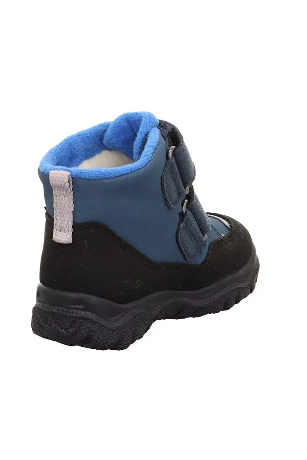 Детские ботинки для девочек на плоской подошве Superfit, Blue/Black — фото 3