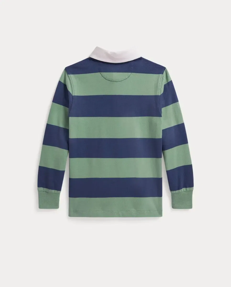 Детский поло для мальчиков с длинным рукавом Polo Ralph Lauren, Multicolor — фото 2