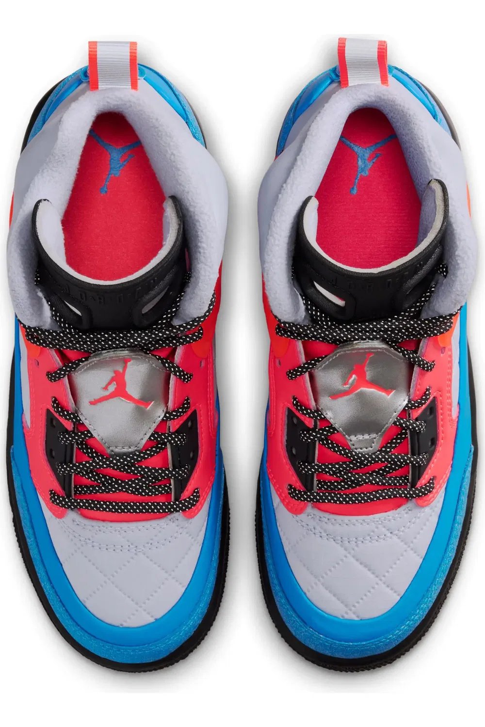 Кроссовки детские низкие Spizike Jordan, Ghost/Hot Lava — фото 3