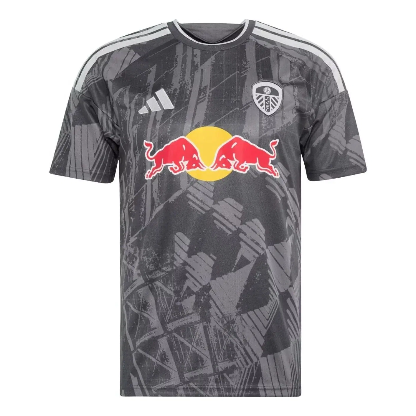 Мужская игровая майка Leeds United 26/27 Third Jersey Asia Sizing 'Carbon' adidas, Carbon