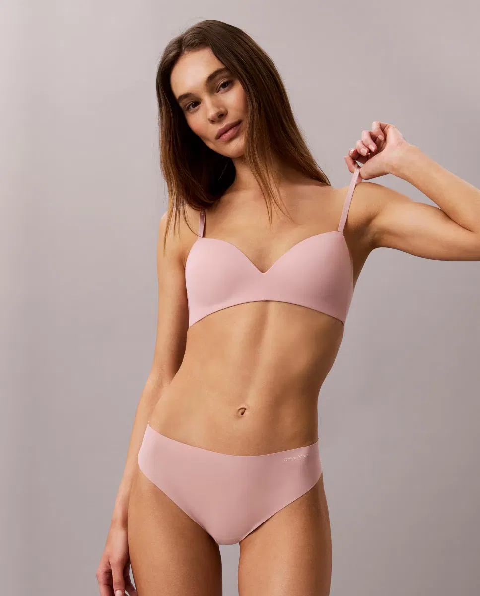 Женский бюстгальтер с косточками, Preformado, Calvin Klein, розовый