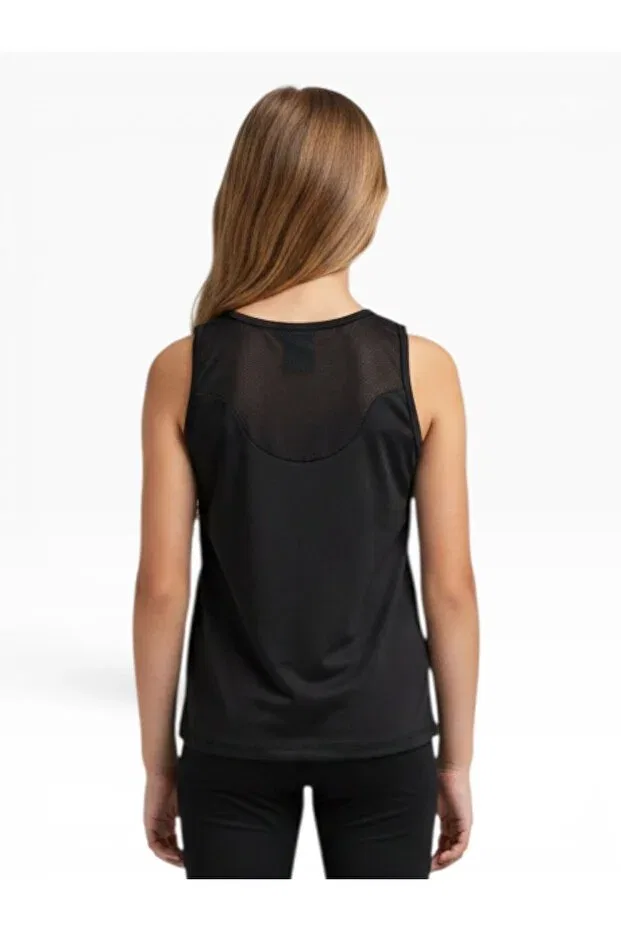 Детский топ для девочек с толстыми бретелями She Can Wear, Black — фото 2