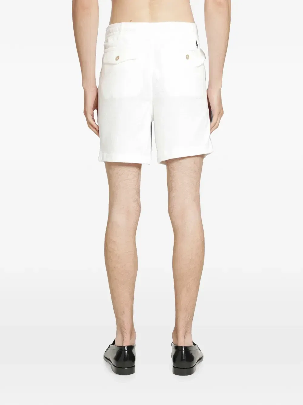 Шорты Polo Prepster махровые Polo Ralph Lauren, белый — фото 3