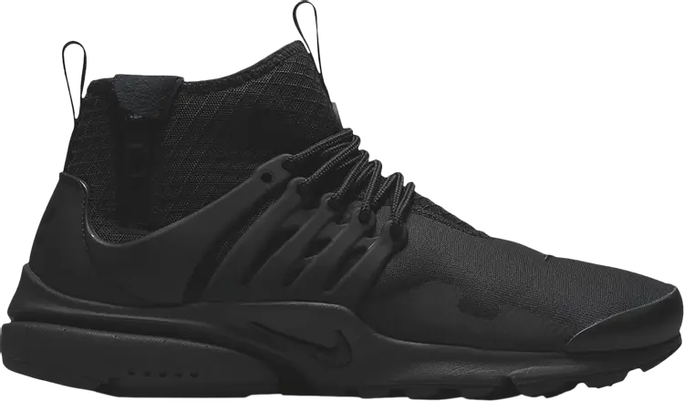 

Кроссовки Nike Air Presto Mid Utility 'Triple Black', черный