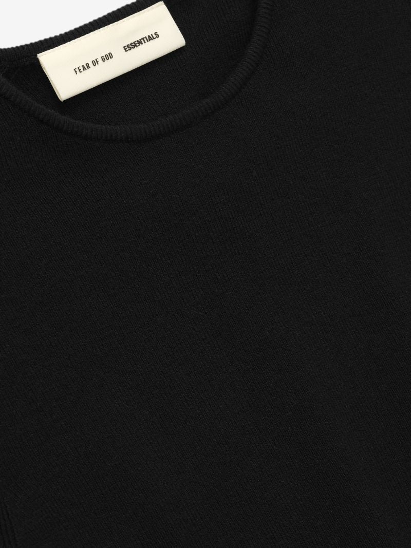 Лонгслив Fear of God Essentials Rib, черный винтажный — фото 3