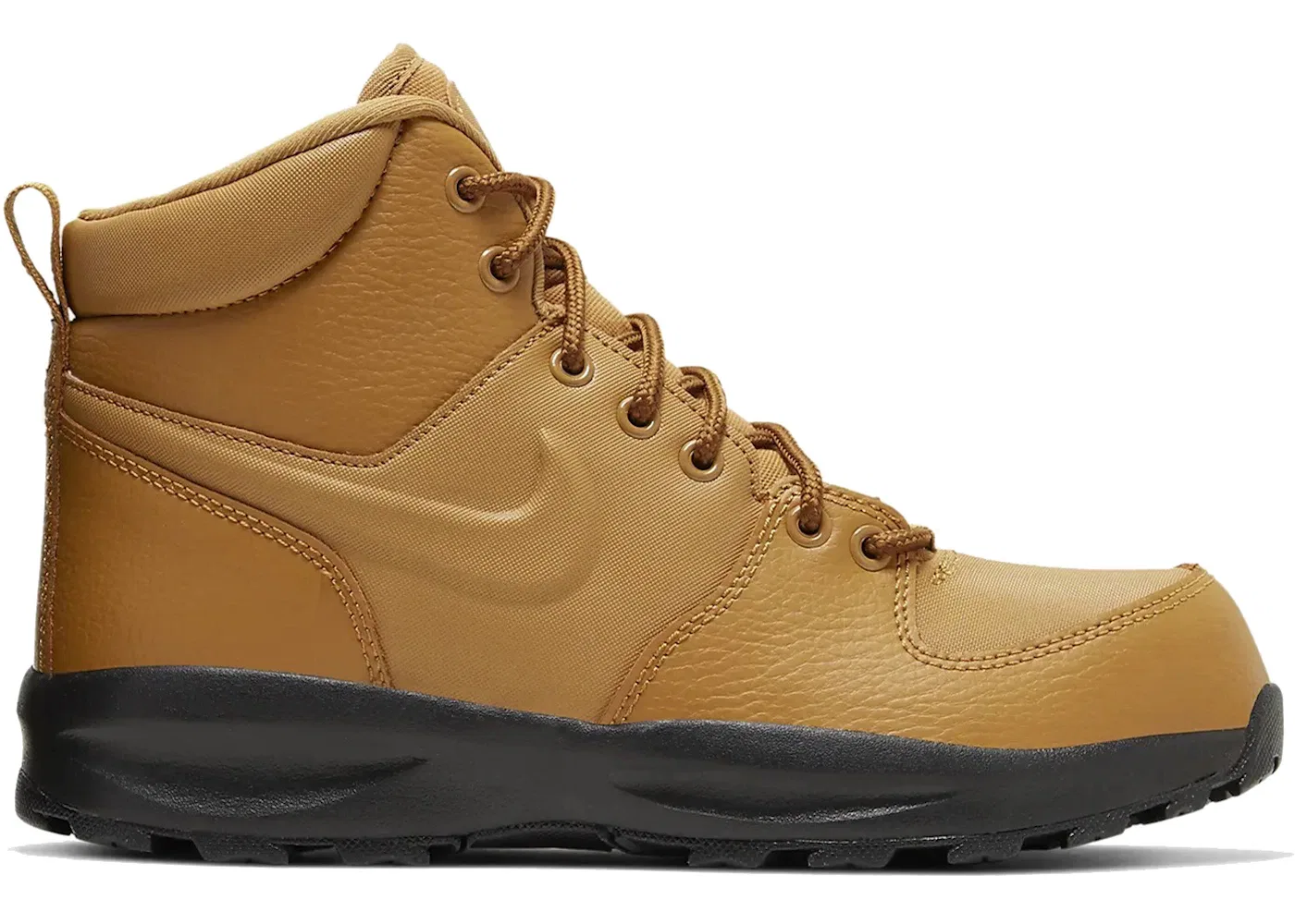 Детские ботинки кожаные Nike Manoa Leather, Wheat/Black/Wheat