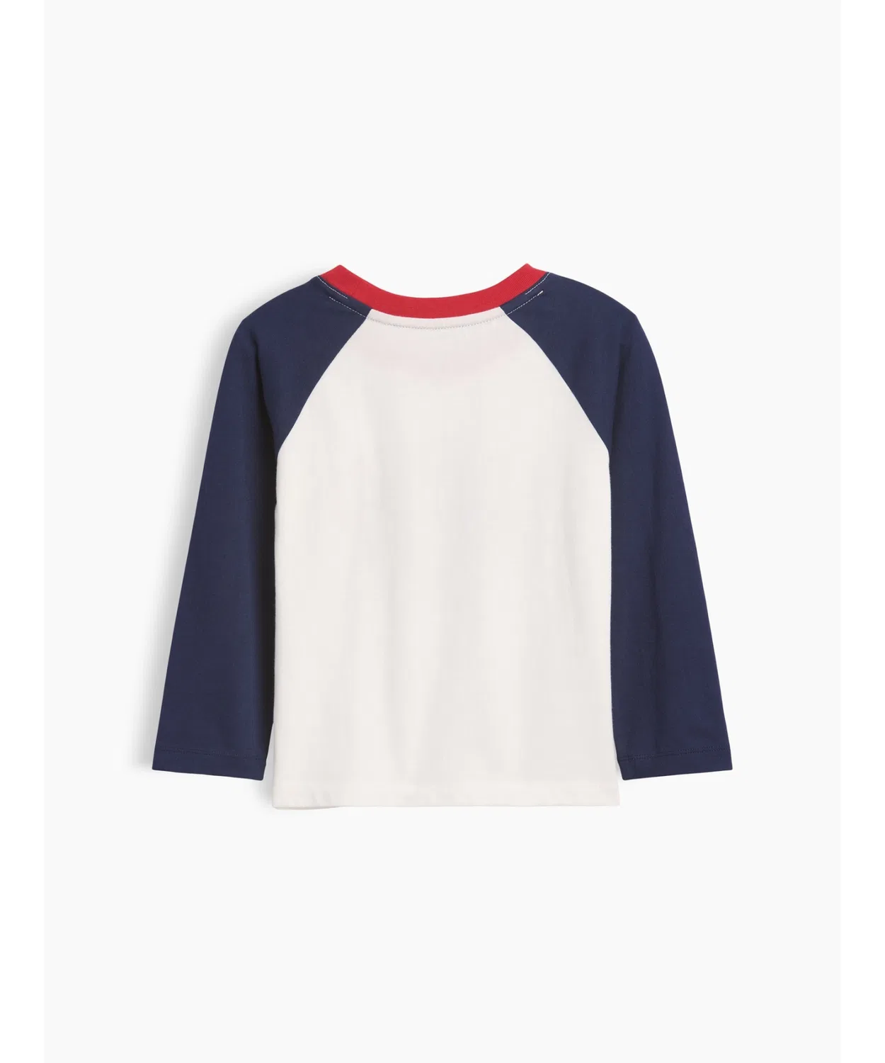 Детская футболка с длинным рукавом цвет-блок, с принтом GAP, модель Color Block GAP Logo T-Shirt GAP, Navy — фото 4