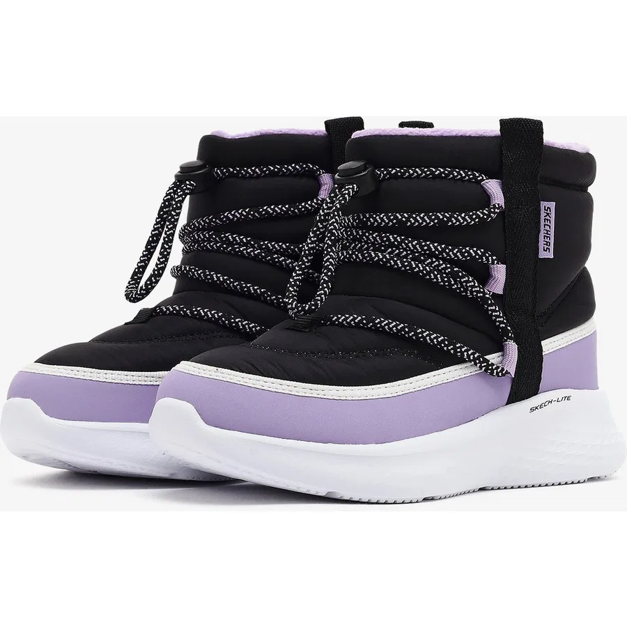 Детские зимние ботинки с утеплителем Hyper Phase Skechers, Черный — фото 3