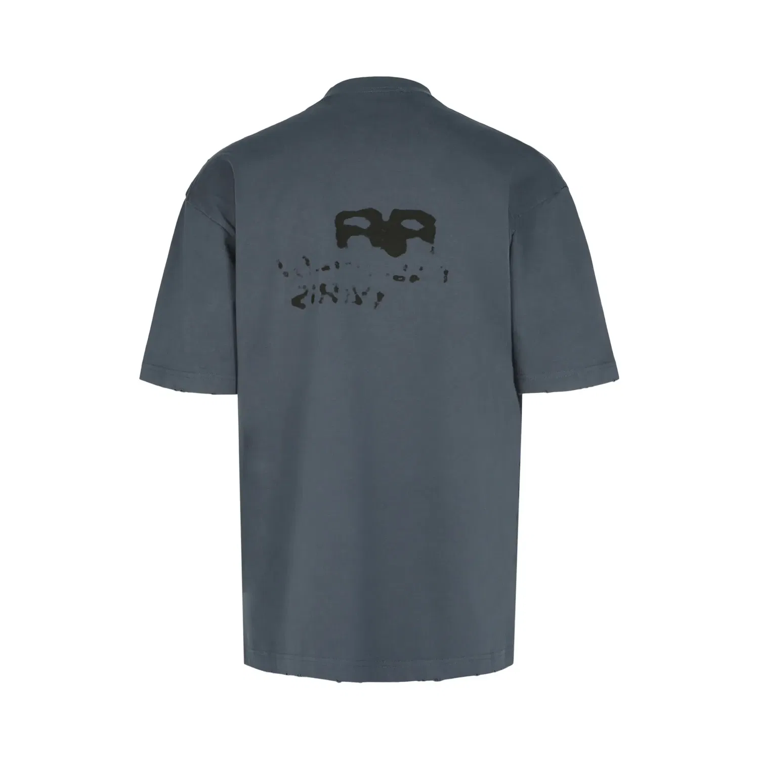 Футболка Balenciaga Hand Drawn BB Icon Medium Fit, черный — фото 2