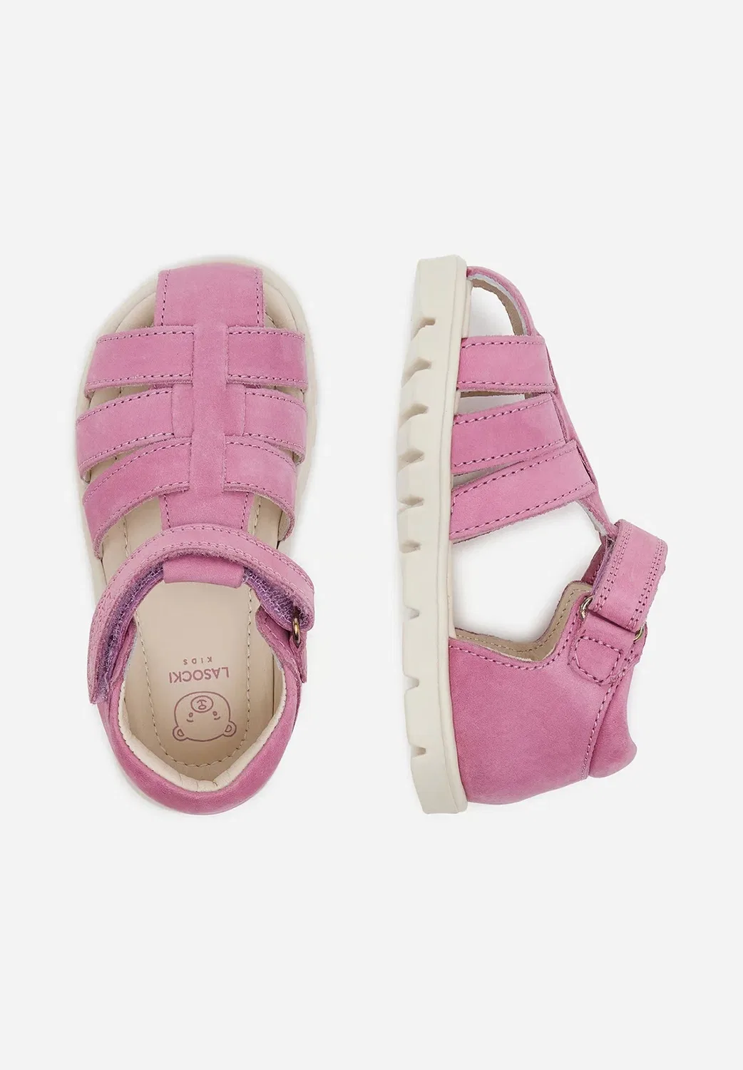 Сандалии для девочек ci12-kekko-01(ii)dz - сандалии для ходьбы Lasocki Kids, Purple — фото 3