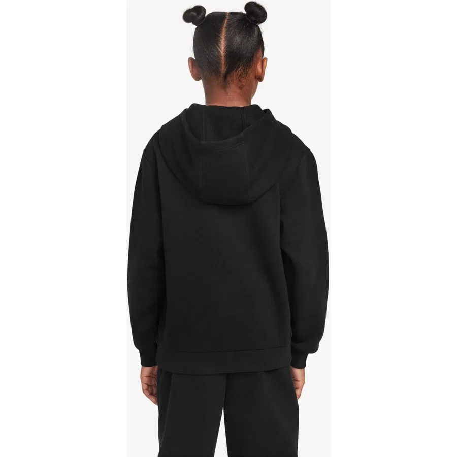 Детский свитшот с принтом Kylian Mbappé Club Fleece Nike, Черный — фото 2